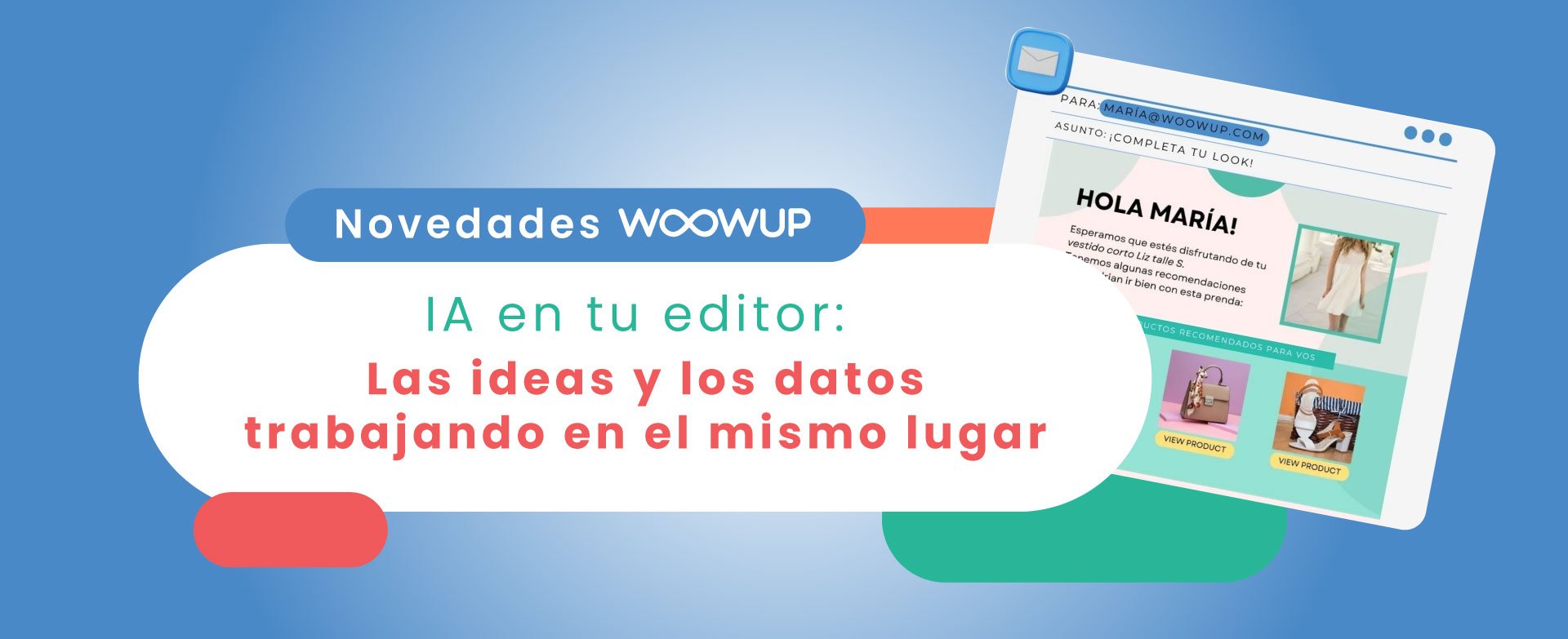 WoowUp ia en el editor
