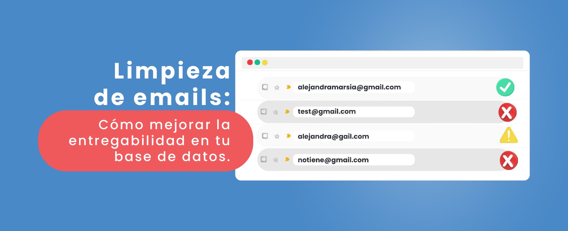 Limpieza de emails en WoowUp